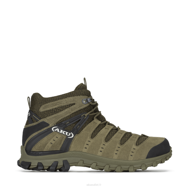 AKU alterra lite mid gtx Hommes LZ4N10 vert camouflage/noir