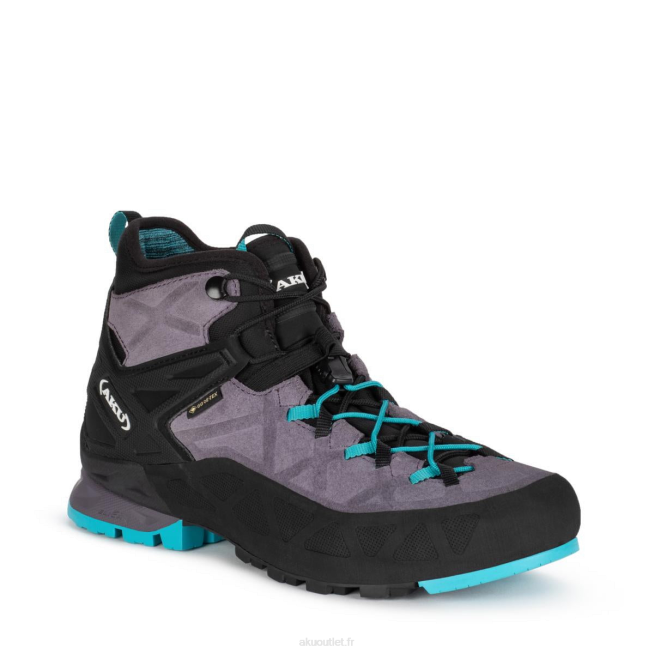 AKU rock dfs milieu gtx femmes LZ4N49 gris clair/turquoise